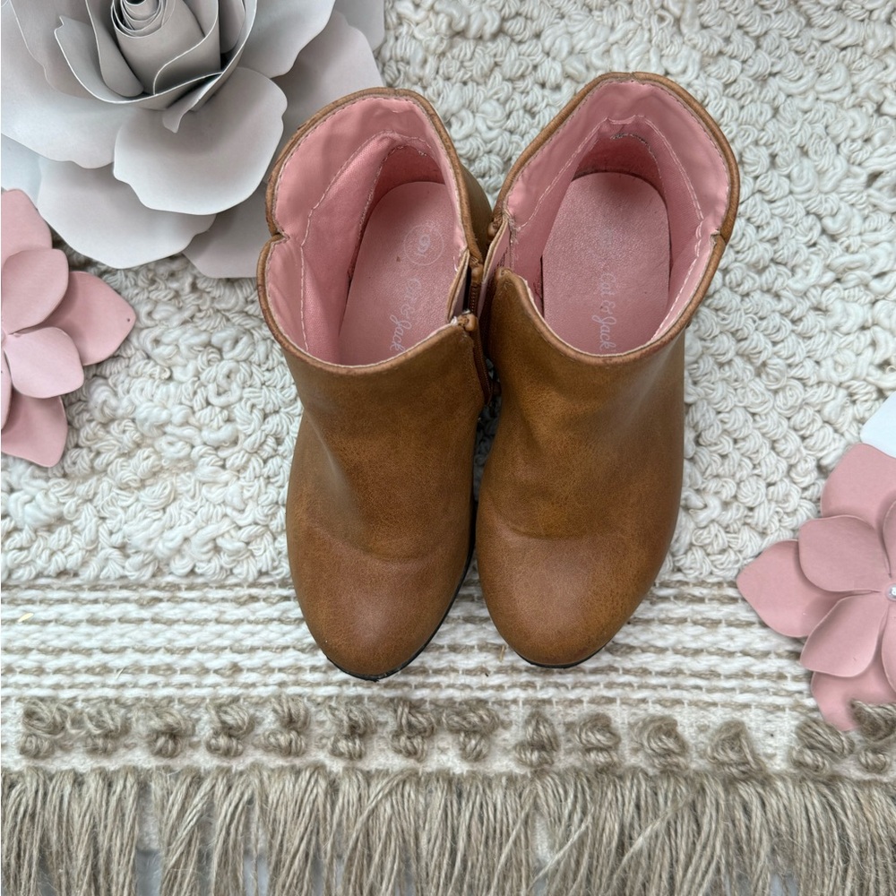 Brown Ankle Boots for Kids - Picture 2 of 7